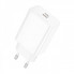 Мережевий зарядний пристрій BOROFONE BA21A Pro Long journey single port PD20W charger White (6941991111402) (17450)