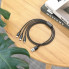 Кабель BOROFONE BX72 3-in-1 charging cable(iP+Type-C+Micro) Black (6974443384666) (19750)