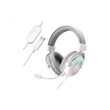Наушники Fifine H6 RGB 7.1 White (H6W) (16850)