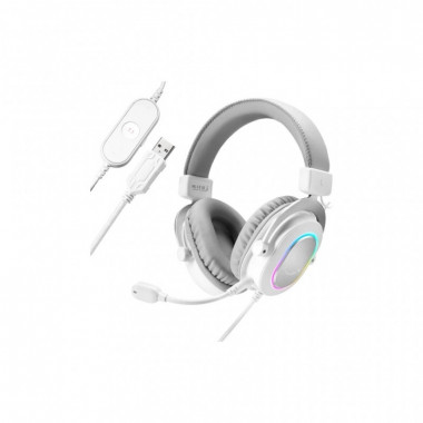 Наушники Fifine H6 RGB 7.1 White (H6W) (16850)