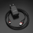 Мережевий зарядний пристрій BOROFONE BA20A Sharp single port charger set(Type-C) 10.5W Black (6931474702142) (19850)