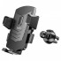 Автотримач для телефона HOCO CA86 Davy one-button air outlet car holder Black (6931474751485) (14950)