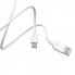 Кабель BOROFONE BX14 USB to Type-C 2.4A, 3m, PVC, TPE connectors, White (6957531090397) (18950)