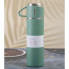 Подарочный набор Vacuum Flask SET вакуумный термос из нержавеющей стали 3 чашки Матово Зелёный (20950)