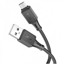 Кабель HOCO X101 Assistant silicone charging data cable Micro Black (6942007604055) (20160)