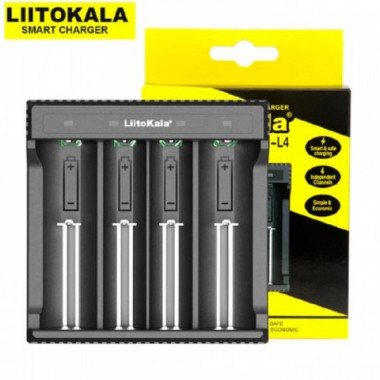 Зарядное устройство LiitoKala Lii-L4 для 4-х аккумуляторов 10440/14500/16340/17355/17500/17670/18350/18490/18650/22650 (9260)