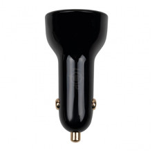 Зарядка в прикуриватель LP 100W Type-C+USB (QC4/PD3.0/PPS) WCH01 (1360)