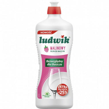 Средство для ручного мытья посуды Ludwik Малина 900 г (5900498028201) (7460)