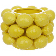 Ваза Lemon порцелянова декоративна, 17см, діаметр 25см (5760)