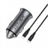 Автомобільний зарядний пристрій ACEFAST B16 95W (USB-A+USB-C) dual port metal car charger set (P5) Metal Gray (6974316285304) (19860)