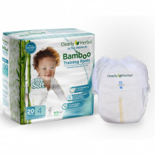 Подгузники Clearly Herbal Bamboo, розмір 4 (9-15 кг), 20 шт. (1124) (22860)