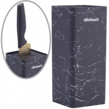 Підставка-колода Ofenbach Black Marble для кухонних ножів і ножиць 9х9х22см (2960) Підставка-колода Ofenbach Black Marble для кухонних ножів і ножиць 9х9х22см (2960)
