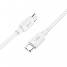 Кабель HOCO X96 Hyper 60W fast charging data cable Type-C to Type-C White (6931474799128) (20170)