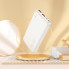 Зовнішній акумулятор HOCO J101 Astute 22.5W fully compatible power bank(10000mAh) White (6931474782489) (17270)