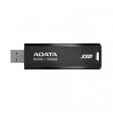 Портативний SSD ADATA SC610 500GB USB 3.2  550/500Mb/s Black (SC610-500G-CBK/RD) (21370)