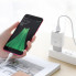 Мережевий зарядний пристрій з кабелем HOCO C73A Glorious dual port charger set(Micro) 12W White (6931474713063) (470)