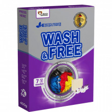 Стиральный порошок Wash&Free Universal Жасмин и лаванда с марсельским мылом 400 г (4262396140876) (7570)
