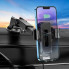 Автотримач для телефона з БЗП HOCO HW3 Wise automatic induction wireless fast charging car holder(center console) Black (6931474791849) (14870)