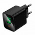 Сетевое зарядное устройство адаптер HOCO CS84A 1USB/1Type-C, 30W, поддержка быстрой зарядки PD/QC/FCP/AFC Черный (18970)