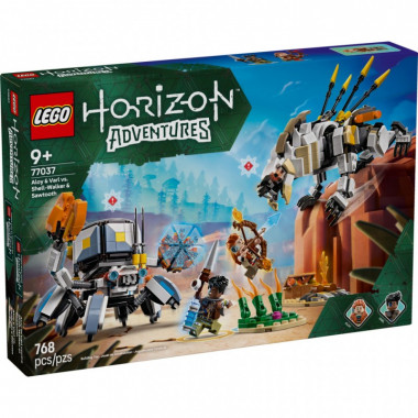 Конструктор LEGO Horizon Aloy и Varl против Shell-Walker и Sawtooth (77037) (9970)