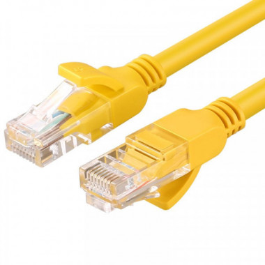 Мережевий кабель UGREEN Cat 5e U/UTP Lan Cable 5m (Yellow) (UGR-11233) (21080)