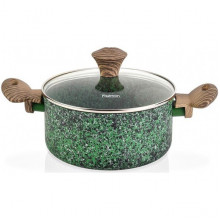 Каструля Fissman Malachite 4.7л з антипригарним покриттям EcoStone (1180)
