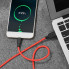 Кабель HOCO X21 USB to Type-C 2A, 1m, silicone, TPE connectors,  Black+Red (6957531071419) (20180)