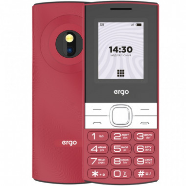 Мобильный телефон Ergo B185 Red (22380)
