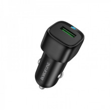 Автомобільний зарядний пристрій BOROFONE BZ34 Cloud single port QC3.0 car charger Black (6941991122255) (17480)