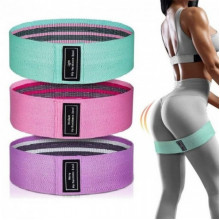 Набор тканевых фитнес резинок (LT-003) HIP RESISTANCE BAND (17580)