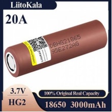 Аккумулятор высокотоковый 18650, LiitoKala Lii-HG2, 3000mah, ОРИГИНАЛ (21580)
