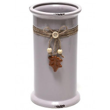 Керамічна ваза Shabby Chic Ø12.6см, висота 22.8см (5580)