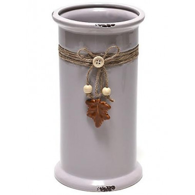 Керамічна ваза Shabby Chic Ø12.6см, висота 22.8см (5580)