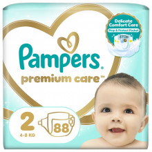 Подгузники Pampers Premium Care Розмір 2 (4-8 кг) 88 шт (8006540857717) (7580)