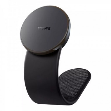 Автотримач для телефона з БЗП Baseus C02 Pro Series Magnetic Wireless Charging Car Mount Cluster Black (C40156000111-00) (14680)