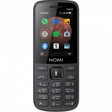 Мобильный телефон Nomi i2403 Black (16780)