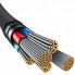 Кабель Baseus Unbreakable Series Fast Charging Data Cable Type-C to iP 20W 2m Cluster Black (P10355803111-01) (14980)