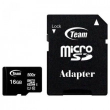 Карта памяти Team 16GB microSD class 10 UHS-I (TUSDH16GCL10U03) (16980)