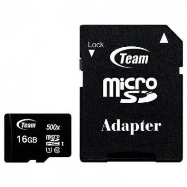 Карта памяти Team 16GB microSD class 10 UHS-I (TUSDH16GCL10U03) (16980)