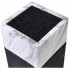 Колода-підставка для ножів Fissman Marble 11х23см, пластик чорно-білий (2980)