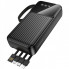 Зовнішній акумулятор BOROFONE BJ76A Smart power bank with 4 cables(20000mAh) Black (6941991120053) (21190)