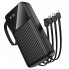 Зовнішній акумулятор BOROFONE BJ76A Smart power bank with 4 cables(20000mAh) Black (6941991120053) (21190)