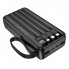 Зовнішній акумулятор BOROFONE BJ76A Smart power bank with 4 cables(20000mAh) Black (6941991120053) (21190)