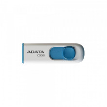 Флеш-накопичувач ADATA USB 2.0 C008 16Gb White/Blue (AC008-16G-RWE) (290)
