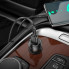 Автомобільний зарядний пристрій BOROFONE BZ23 Noble single-port QC3.0 car charger Transparent Black (6941991106903) (17390)