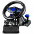Руль игровой с педалями и коробкой передач для ноутбука пк ps2 ps3 pc usb vibration steering wheel гонки (22390)