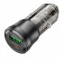 Автомобільний зарядний пристрій BOROFONE BZ25 Journey PD38W(1C1A) car charger Transparent Black (6941991106965) (17490)