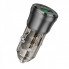 Автомобільний зарядний пристрій BOROFONE BZ25 Journey PD38W(1C1A) car charger Transparent Black (6941991106965) (17490)