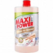 Средство для ручного мытья посуды Maxi Power Миндаль запаска 1000 мл (4823098412151) (7490)