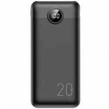 Батарея универсальная VEGER 20000mAh L20S 20W PD QC LCD black (6970453555362) (16590)